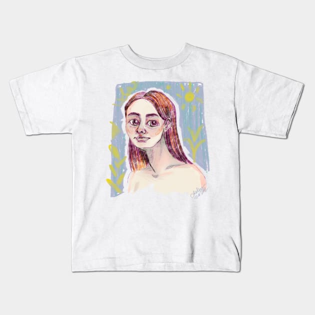 October Girl Kids T-Shirt by chelsyn